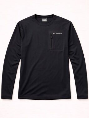 Men's Columbia Tech™ Knit Long Sleeve Crew S Active Fit Omni-Shade